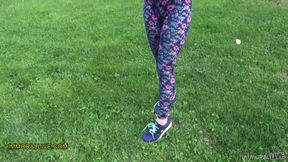 Hot girl w bubble butt learns new type of yoga - Shy 18-year-old gets 2 loads &amp; creampie!