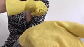 Dirty JOI with mature stockings and verbal humiliation