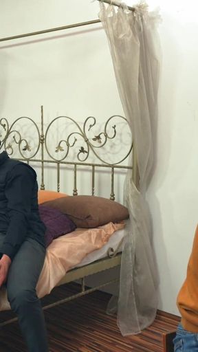 Captivating moment from &quot;DADDY4K. I prefer to play horny games&quot;