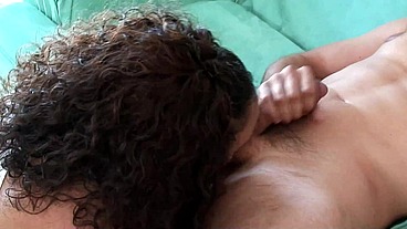 Cassidy Clay Swallows Cum After Interracial Blowjob