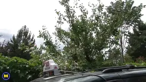 Naughty mom takes good hard fuck and hardest anal from taxi driver