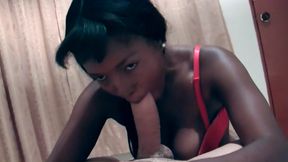 ”Black amateur Colombian chick Anastasia fucking a strangers big dick”