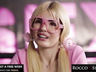 ROCCO SIFFREDI - Excited Luna Bbunny Takes Monster Knob Hardcore - Live Podcast Pounding