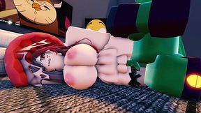 Slutty Bitches Get Naughty in Roblox