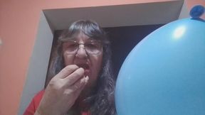 Inflating My boloon
