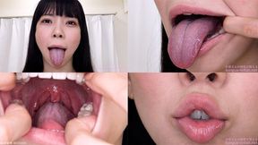 Shizuku Hanai - Erotic Tongue and Mouth Showing - 1080p