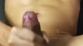 Horny wolf mask jerking off ????