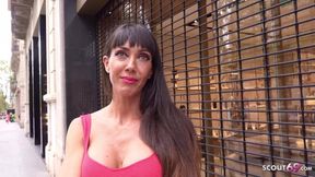 Slim Latina Milf with Huge Boobs Talks Sex at Fake Model Job Casting
