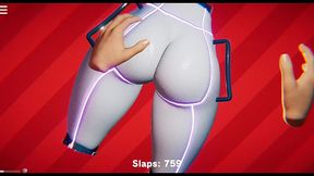 butt slapper - you like slapping butts? well i do and there s a lot of butts.