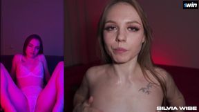 College girl takes her TikTok dance challenge wrong with Silvia Wise