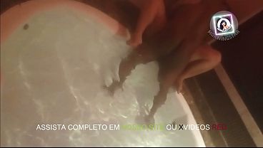 Birthday surprise: white wife gets BBC in the jacuzzi