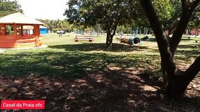 aprontando no parque