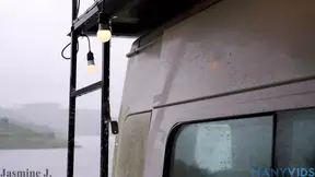 Dirty RV Fuck Fest Between Insatiable Fucksucking Sluts Inside Their Campervan