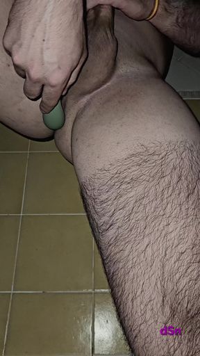 Young Spaniard Cums With His Toy
