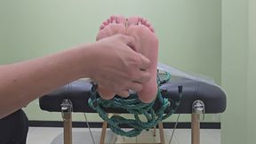 Amaru's wrapped up tickling hell (feet camera)