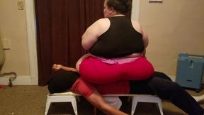 Queen Nora smears him into the board & floor