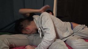 Slut fucked raw in jockstrap by Latino twink