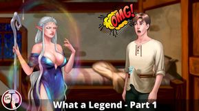 WAL1 - My 10 inches dick dripped a bit of cum in my pants when that super hot princess appeared.