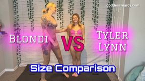 Size Comparisson: Blondi VS Tyler Lynn