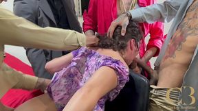 roleta russa candy gangbang that turned into a orgy unedited and bts pt one
