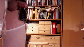 Ulla wanks in white and a black (small cum)