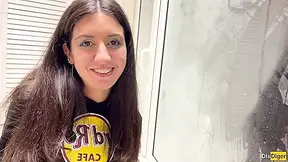 Katty West In A Cute Girl At A Party Suggested Sex On The Balcony While Her Boyfriend Wasnt Looking
