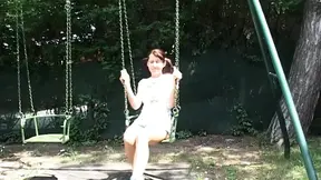 Petite brunette with perky tits gets fucked hard in doggystyle