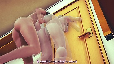 Futa Mikasa fucks Historia - AOT Hentai