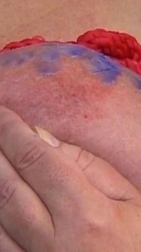 Chained Redhead MILF Endures Hot Candle Wax