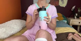 JOI Stepsister Wishes You Were Here to Watch Her Masturbate.. She Describes What She Would Do to You if You Were Here