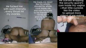 the security guard of the supermarket fucked my wife. (part 1)