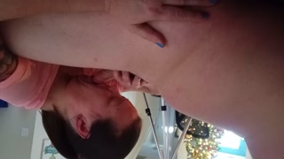 She started cumming when  she sat on my face ,&amp; didn't stop until I  gave her a creampie