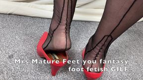 Mrs Mature Feet is just home from church Part - 1