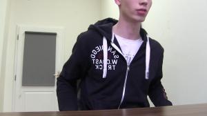 DirtyScout - Beautiful Czech twink colleague sex for money