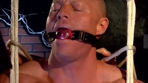 BoundMuscleJocks.com: Sinclair with Tyler riding a dick