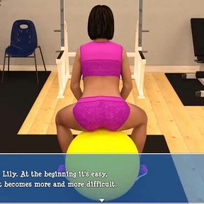 Lily of the valley: hot married wife and a muscular guy in the gym ep 43.44