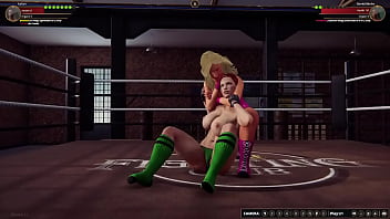 Kallan VS Bambi Bimbo (Naked Fighter 3D)