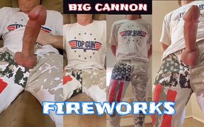 Big Cannons Produce Big Fireworks... Big Cocks Big Cumshots