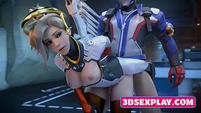 Cartoon Hot Mercy Is Used As A Sex Slave