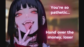 Your Hot Bully Punishes You For Not Giving Her Your Lunch Money!