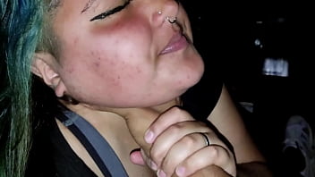 Stepsister's Deepthroat and Big Cock Surprise