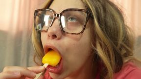 Indian Stepsister Sucks Ice Cream and Loves Sucking It Because It's Like Sucking Dick, but Not Because the Ice Cream