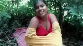 Chubby Darling crammed outdoors in desi amateur porn movie