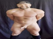Buff Gym Guy Cock Swinging And Loves It