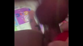 Making pussy squirm with cock pound