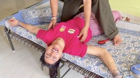 Beautiful Indian Wife Loses Bet & Gets Relentless Full Upper Body Tickling