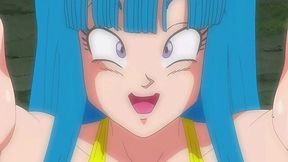 Maron Seduces Old Master Roshi in Super Dragon Ball Parody Game