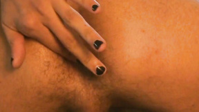 Twisting & jerking for emo amateur man with big hard shaft