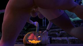 aunty cass anal sex halloween special