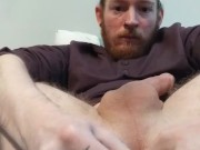 Tease of shoving a new deep butt plug up my asshole all the way